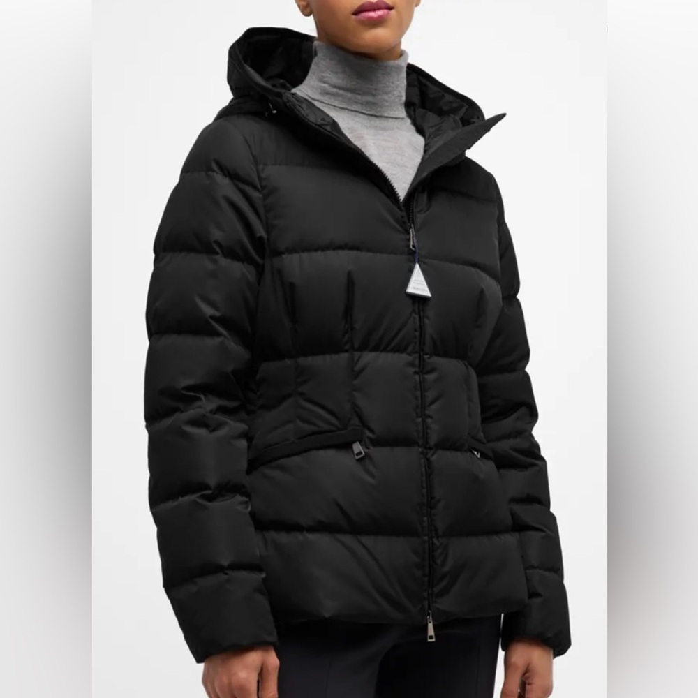 Moncler Woman’s Avoce Fitted Down Jacket - Black - Size 2